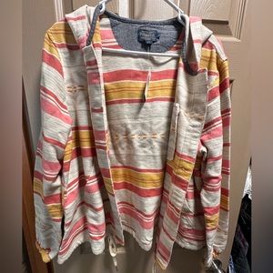 PENDLETON Aztec Print Hoodie Size L